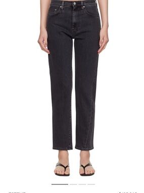 Toteme mid rise jeans- Black